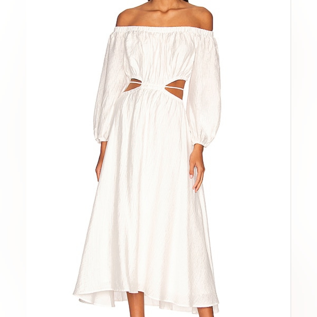 Nwt Astr The Label Cassian Dress In White Sz S *Read*